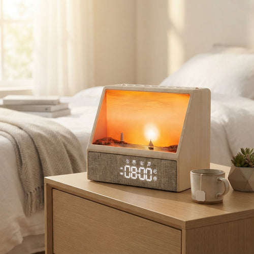 Lumidoux - Lampe réveil intelligente avec simulation d’aube